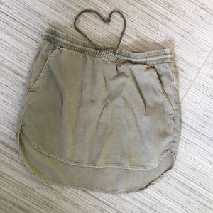 Cloth and Stone Tencel Mini Skirt